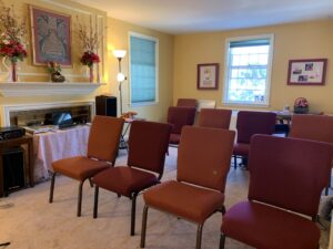 Meditation classroom at Harrisburg Kadampa Buddhist Center